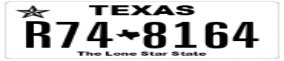 Truck License Plate