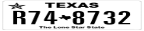 Truck License Plate