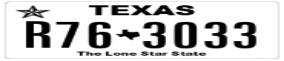 Truck License Plate