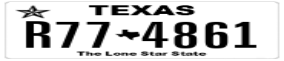 Truck License Plate