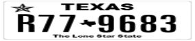 Truck License Plate