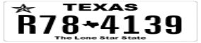 Truck License Plate