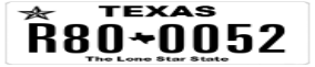 Truck License Plate