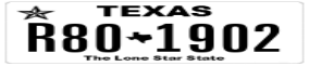 Truck License Plate