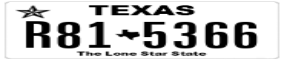 Truck License Plate
