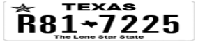Truck License Plate