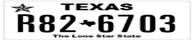 Truck License Plate