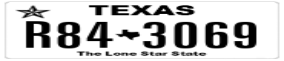 Truck License Plate