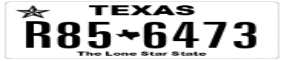 Truck License Plate