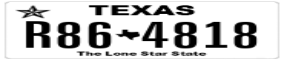 Truck License Plate
