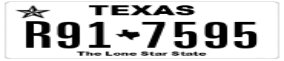 Truck License Plate
