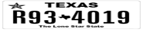 Truck License Plate