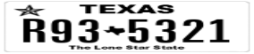 Truck License Plate