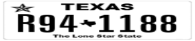 Truck License Plate