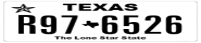Truck License Plate