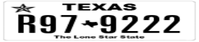 Truck License Plate