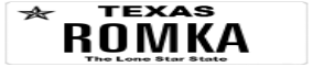 Truck License Plate