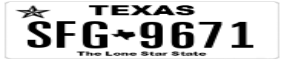 Truck License Plate