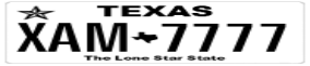 Truck License Plate
