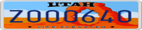 Truck License Plate