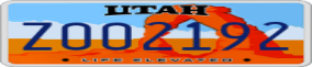 Truck License Plate