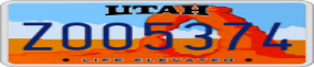 Truck License Plate