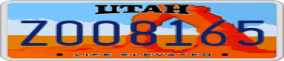 Truck License Plate