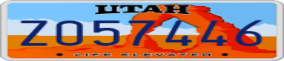 Truck License Plate