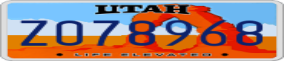 Truck License Plate