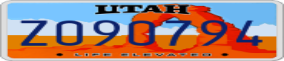 Truck License Plate