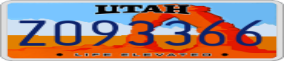 Truck License Plate