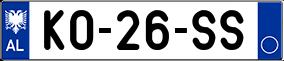 Truck License Plate