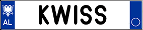 Truck License Plate