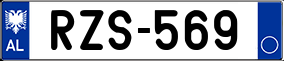 Truck License Plate