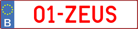 Truck License Plate