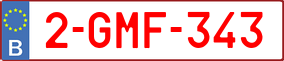 Truck License Plate