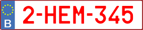 Truck License Plate