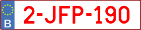 Truck License Plate
