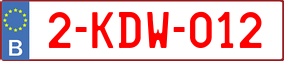 Truck License Plate