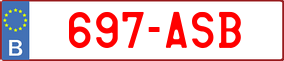 Truck License Plate