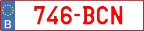 Truck License Plate