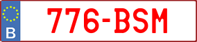 Truck License Plate