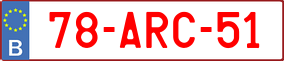 Truck License Plate