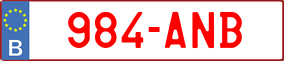 Truck License Plate