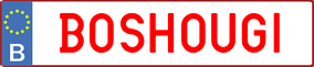 Truck License Plate