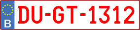 Truck License Plate