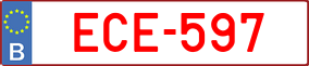 Truck License Plate