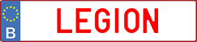 Truck License Plate