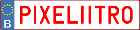 Truck License Plate