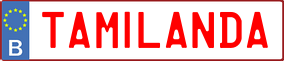 Truck License Plate